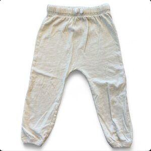 LITTLE CO‎ BABY Toddler Joggers Pants, Cream, 24m